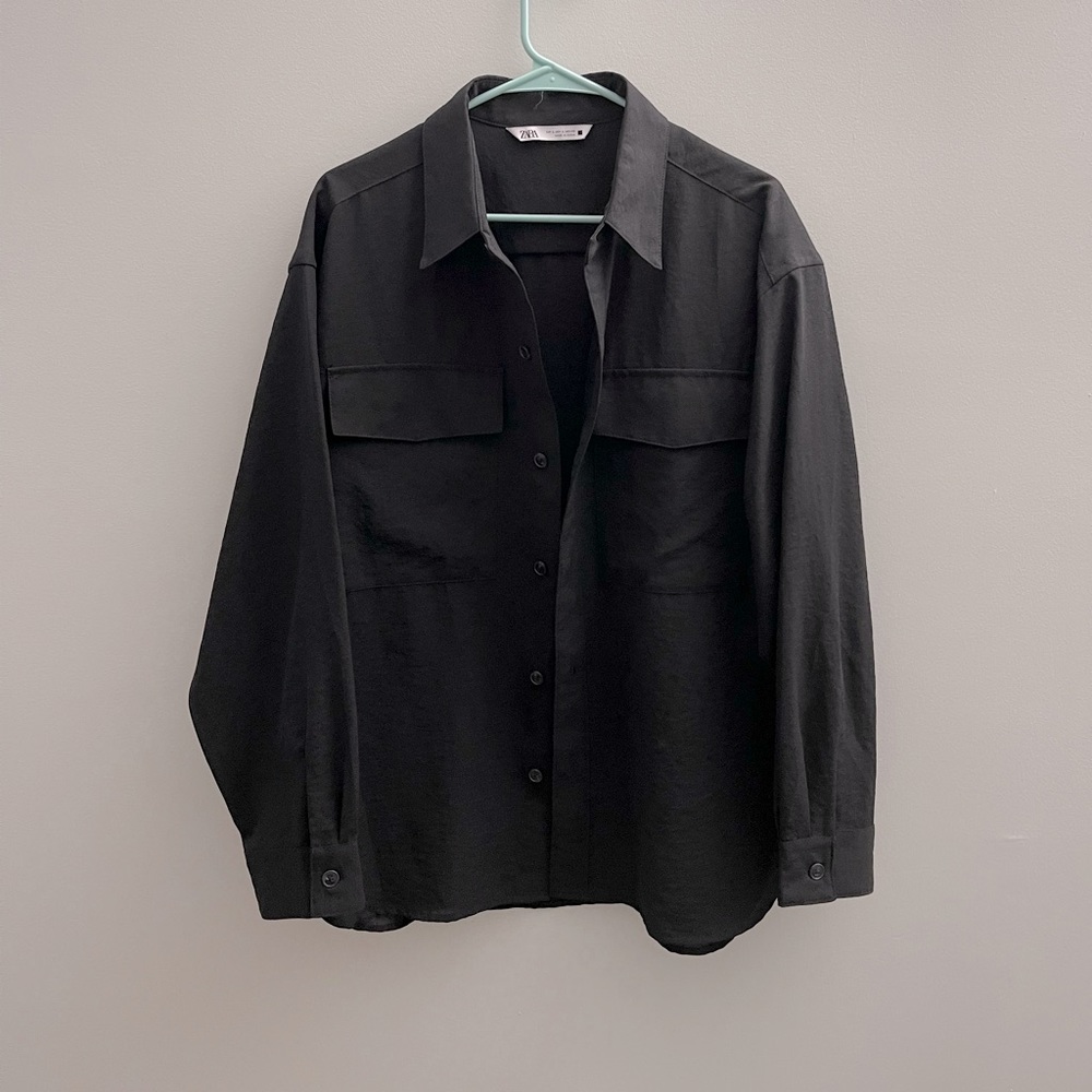 Zara men button up shirt